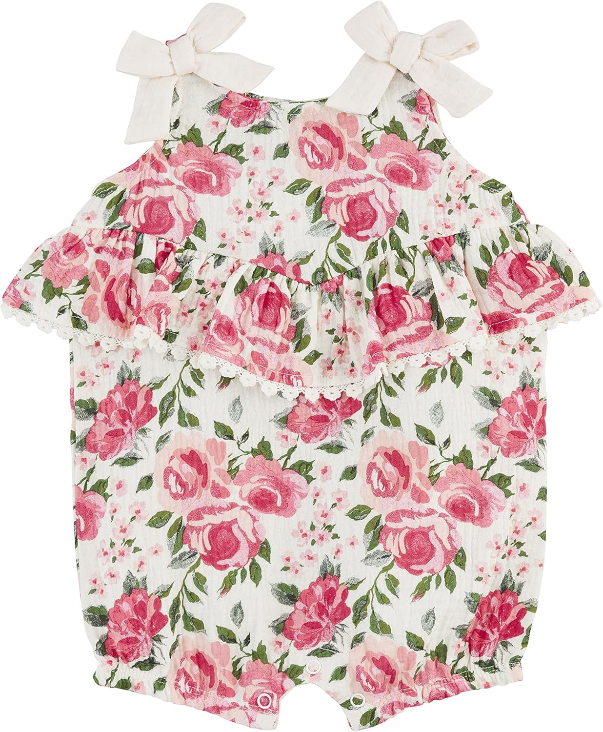 Mud Pie baby-girls Rose Bow Bubble | Amazon (US)