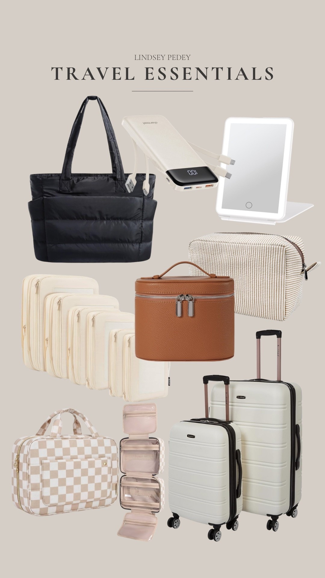 Travel essentials ✈️ 


Aesthetic travel musthaves, Amazon, luggage, travel finds, makeup bag, travel mirror, packing cubes 

#LTKTravel #LTKSeasonal