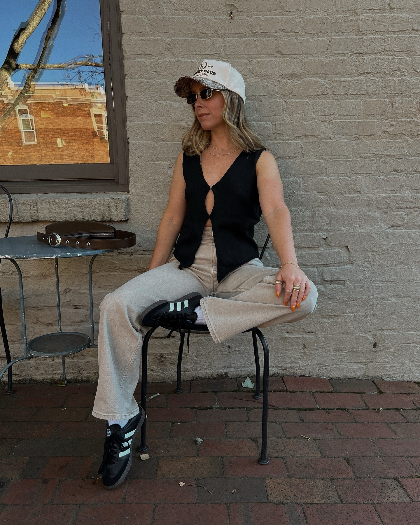 Back to my regularly scheduled neutrals 🖤🤎

#ootd #ootdshare #fallfashion #streetstyle #minimalstreetstyle #casualstyle #petitefashion 
Fall outfit, fall transitional outfit, casual outfit, minimal outfit, neutral outfit, samba outfit, petite outfit, denim style, trucker hat, outfit of the day, outfit inspo

#LTKStyleTip #LTKSeasonal