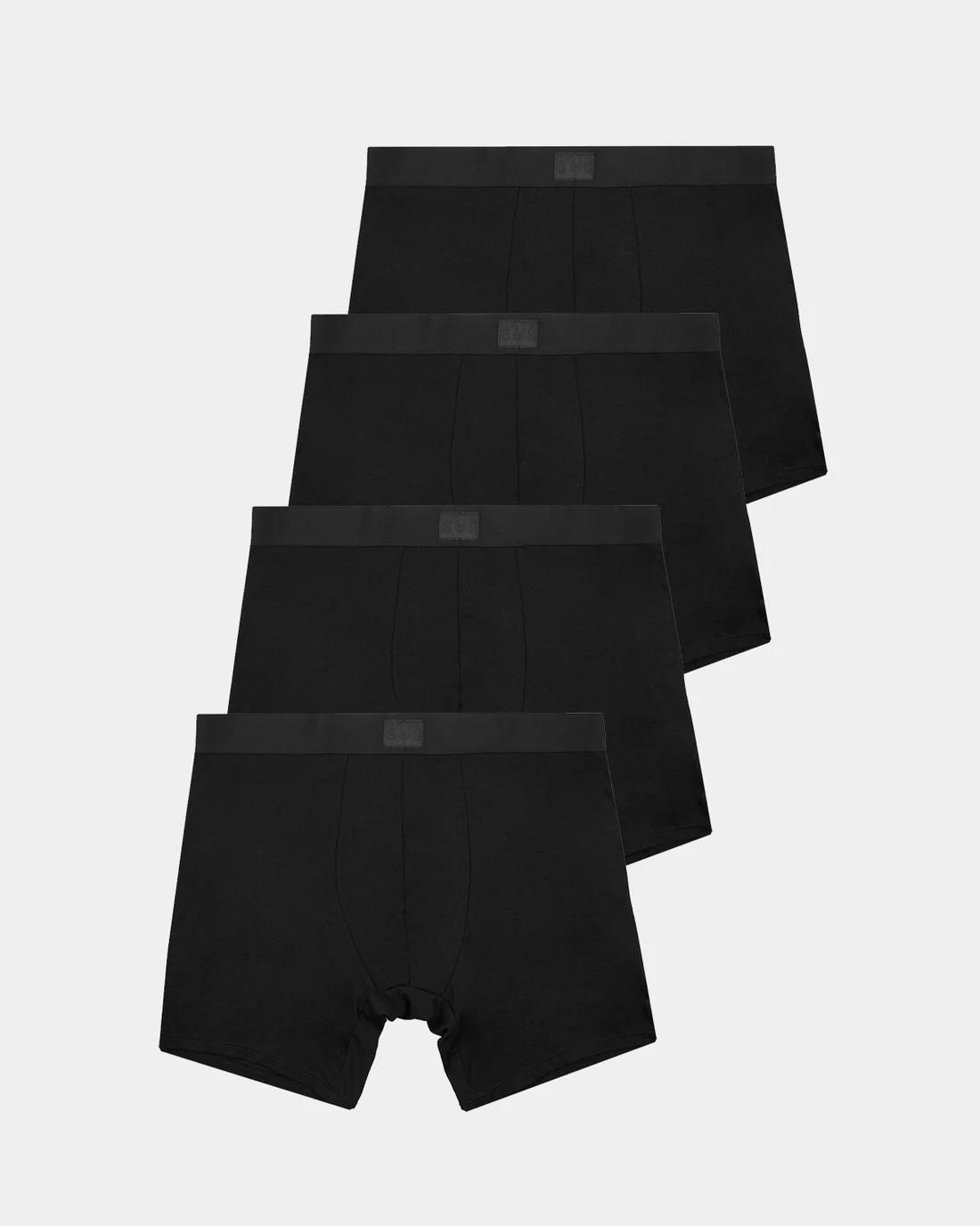 Men's Boxer Four Pack - Black | Sustainable TENCEL™ Men's Boxers | Stripe and Stare