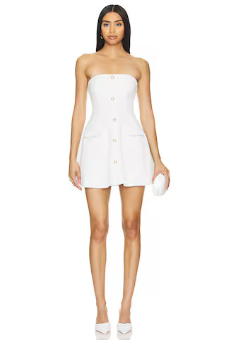 MORE TO COME Anwen Mini Dress in White from Revolve.com | Revolve Clothing (Global)
