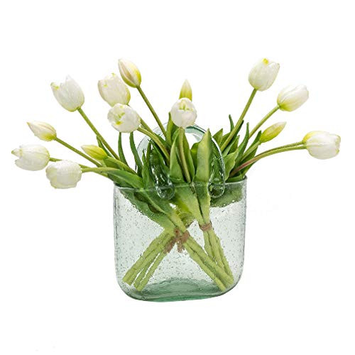 15pcs Artificial Tulips Flowers, Real Touch Latex Bouquet, Fake Tulips for Office Wedding Party H... | Amazon (US)