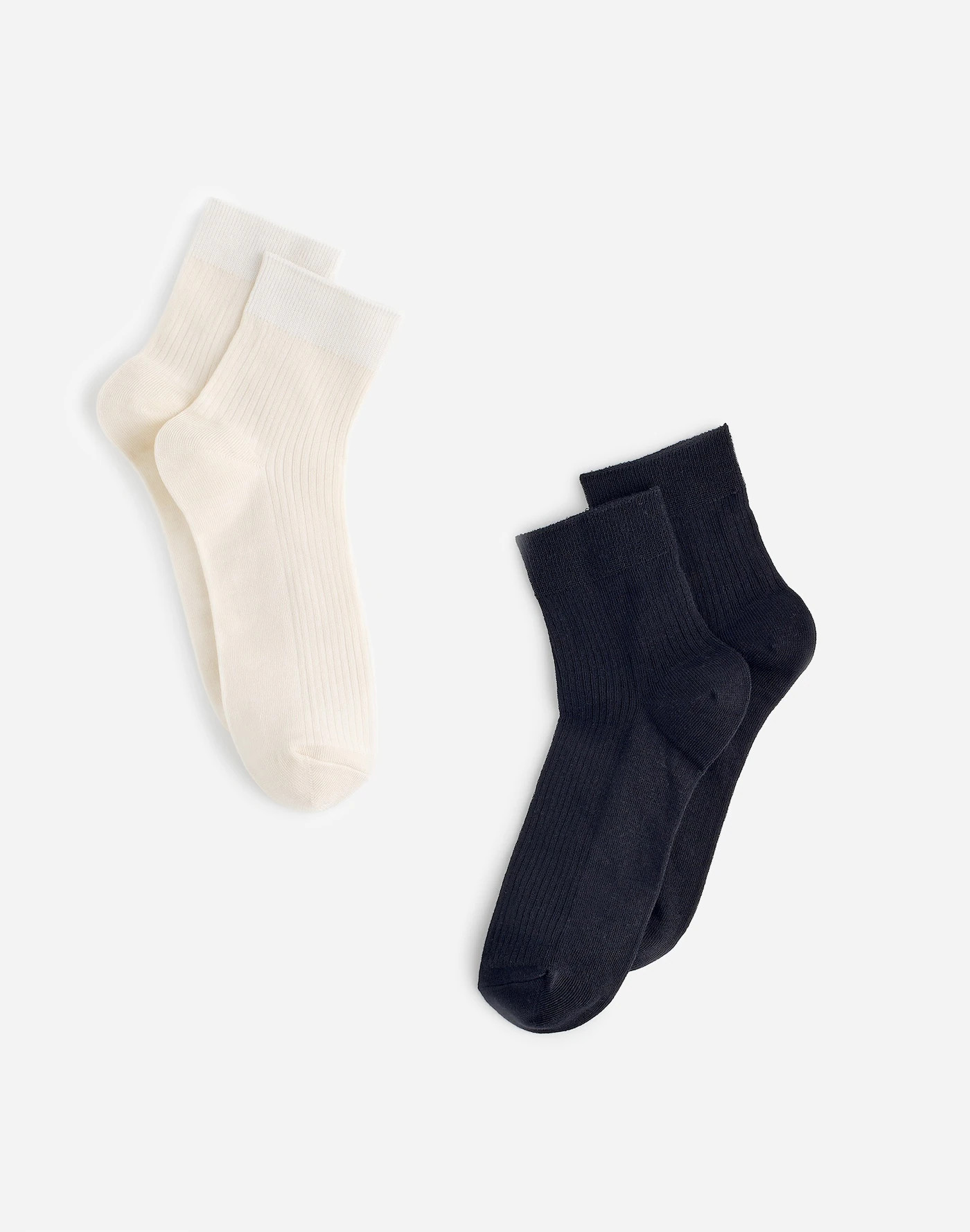 Two-Pack Semi-Sheer Ankle Socks | Madewell | Madewell
