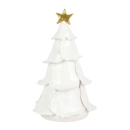 Foresta Medium Ruffled Tree - VIETRI - White | One Kings Lane