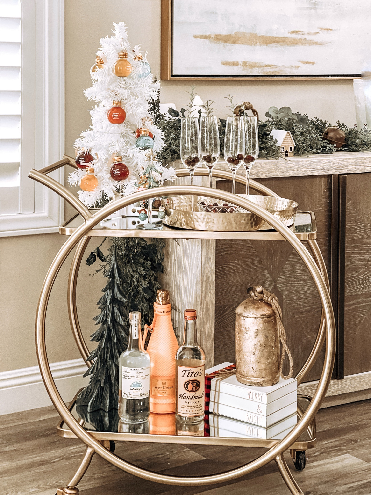 Christmas booze ball tree 


#LTKhome #LTKSeasonal #LTKHoliday