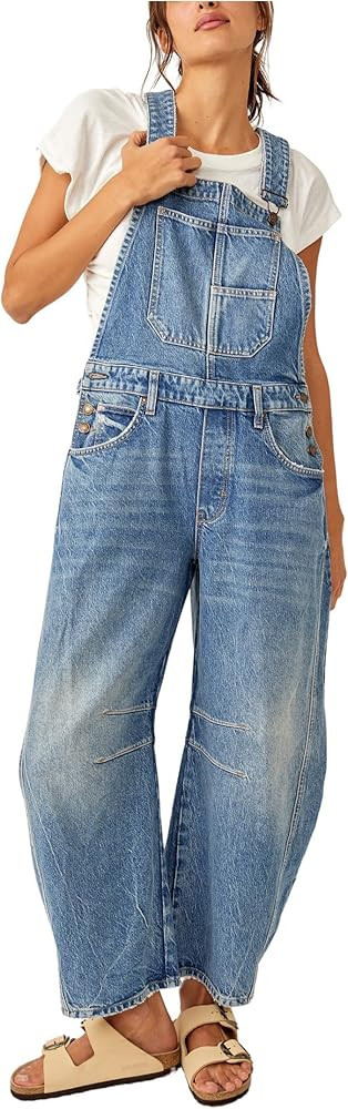 Free People womens Lucky You OverallPants | Amazon (US)