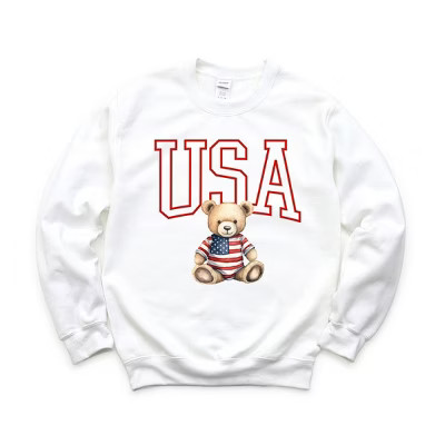 Simply Sage Market Women's Graphic Sweatshirt USA Bear | Target