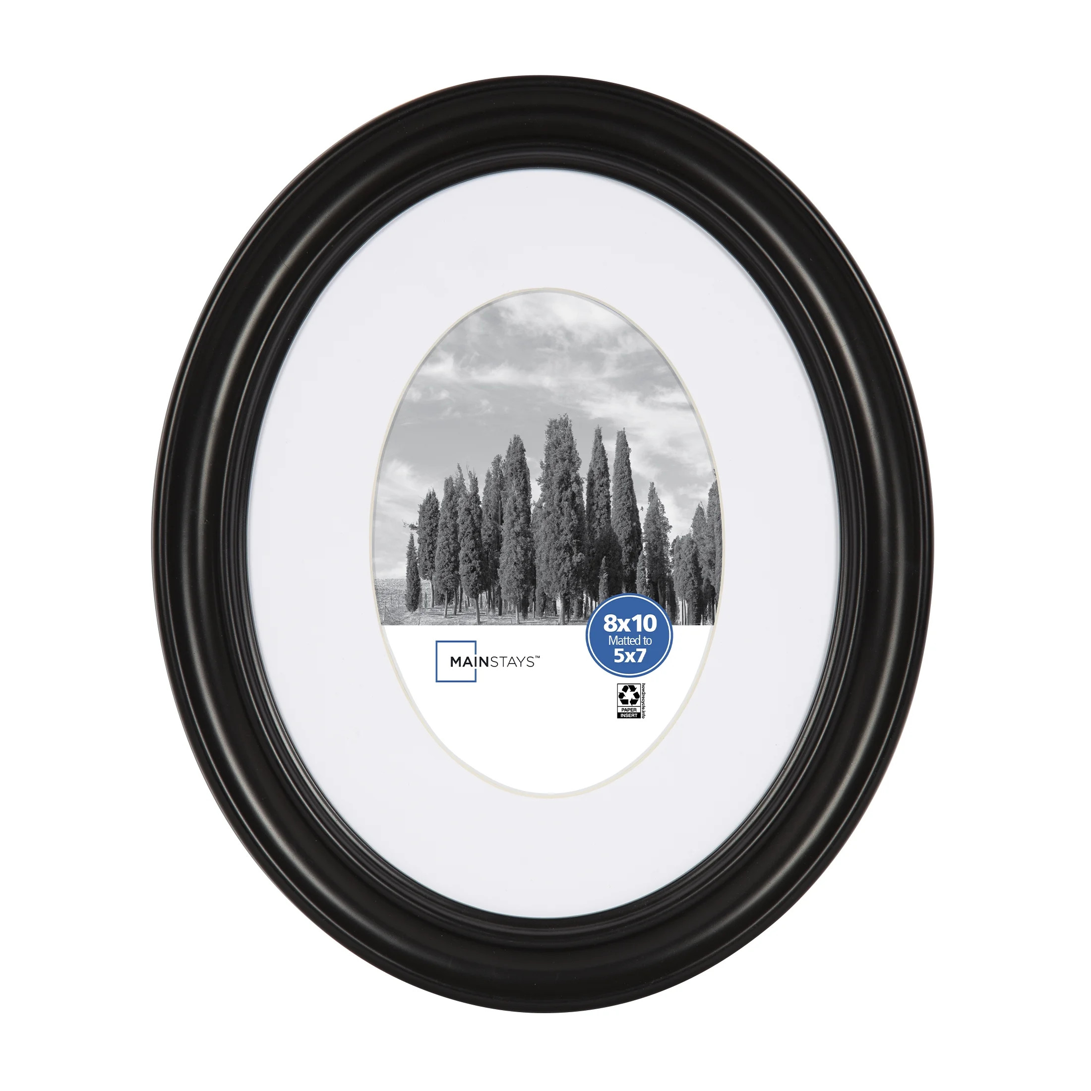 Mainstays Holmgren 8x10 Matted to 5x7 Black Decorative Tabletop Picture Frame - Walmart.com | Walmart (US)