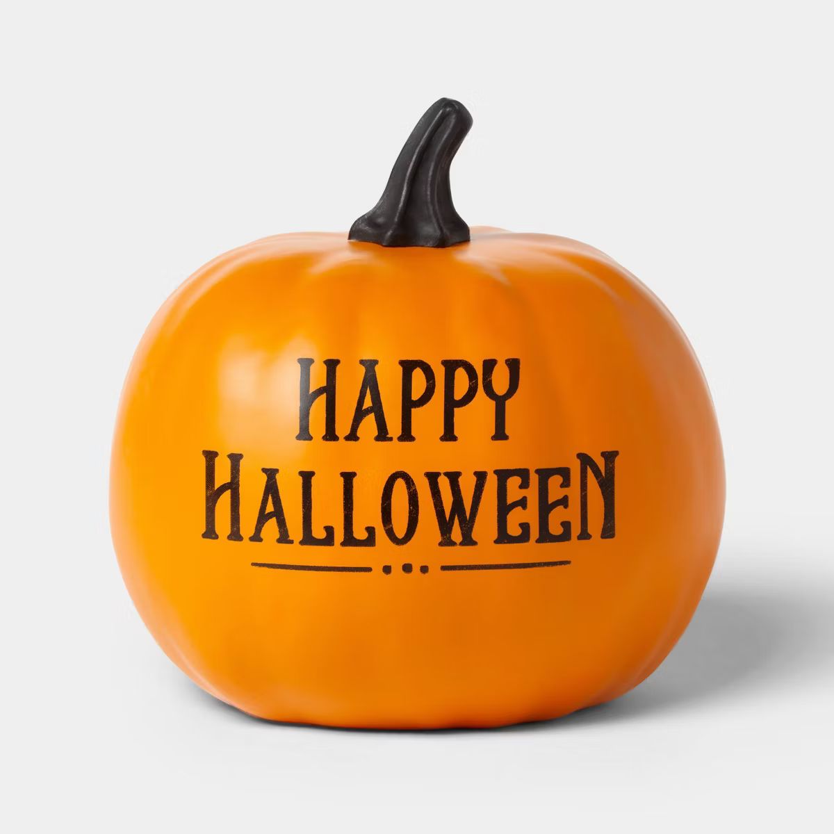 Painted Pumpkin Orange 'Happy Halloween' Decorative Figurine - Hyde & EEK! Boutique™ | Target