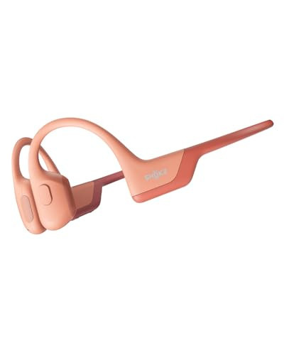 SHOKZ OpenRun Pro-Bone Conduction Headphones, Open-Ear Bluetooth Wireless Sport Headphones for Running and Workout, Sweat Resistant, Long Battery Life, Premium Deep Bass, Mic，with Hair Band,Pink | Amazon (US)