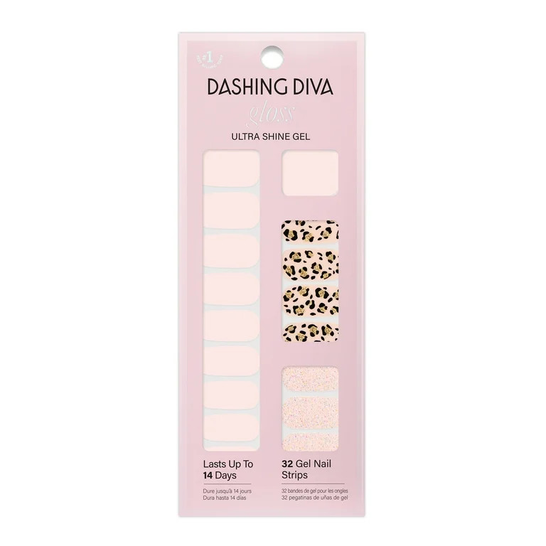 Dashing Diva Gloss Gel Nail Strips, On The Prowl, 32 Count - Walmart.com | Walmart (US)