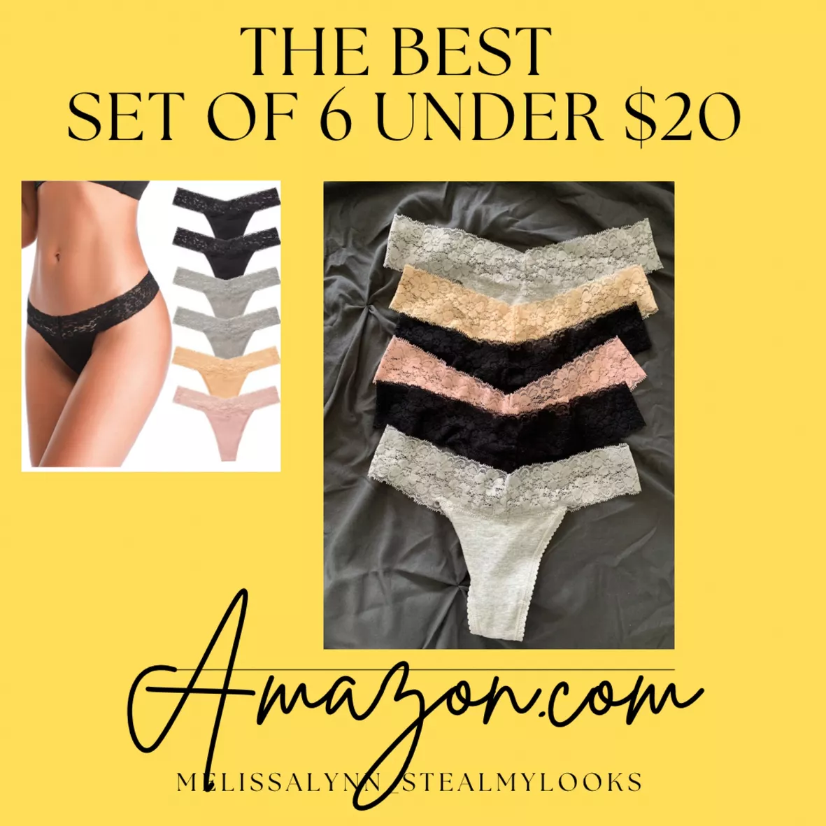 ANNYISON Women's Thongs, T Back … curated on LTK