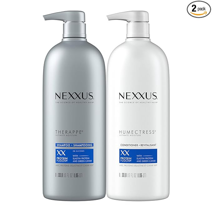 Nexxus Therappe Humectress Professional Moisturizing Shampoo and Conditioner Set 2-Pack for Dry H... | Amazon (US)