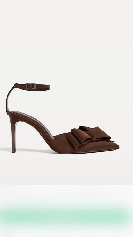 The most perfect brown bow shoes 