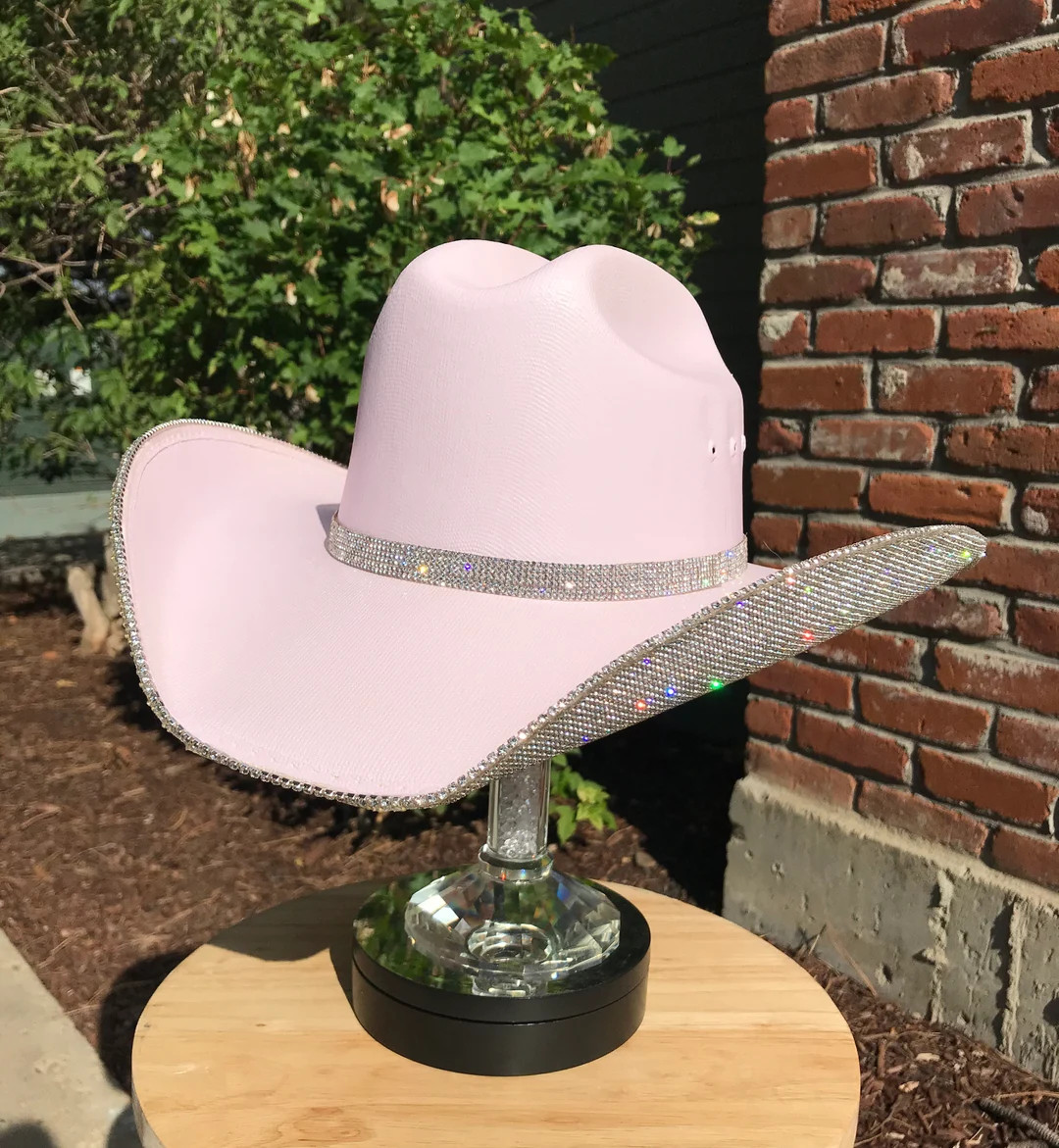 Rhinestone Cowgirl Hat. Western Wedding. Country Concert. - Etsy | Etsy (US)