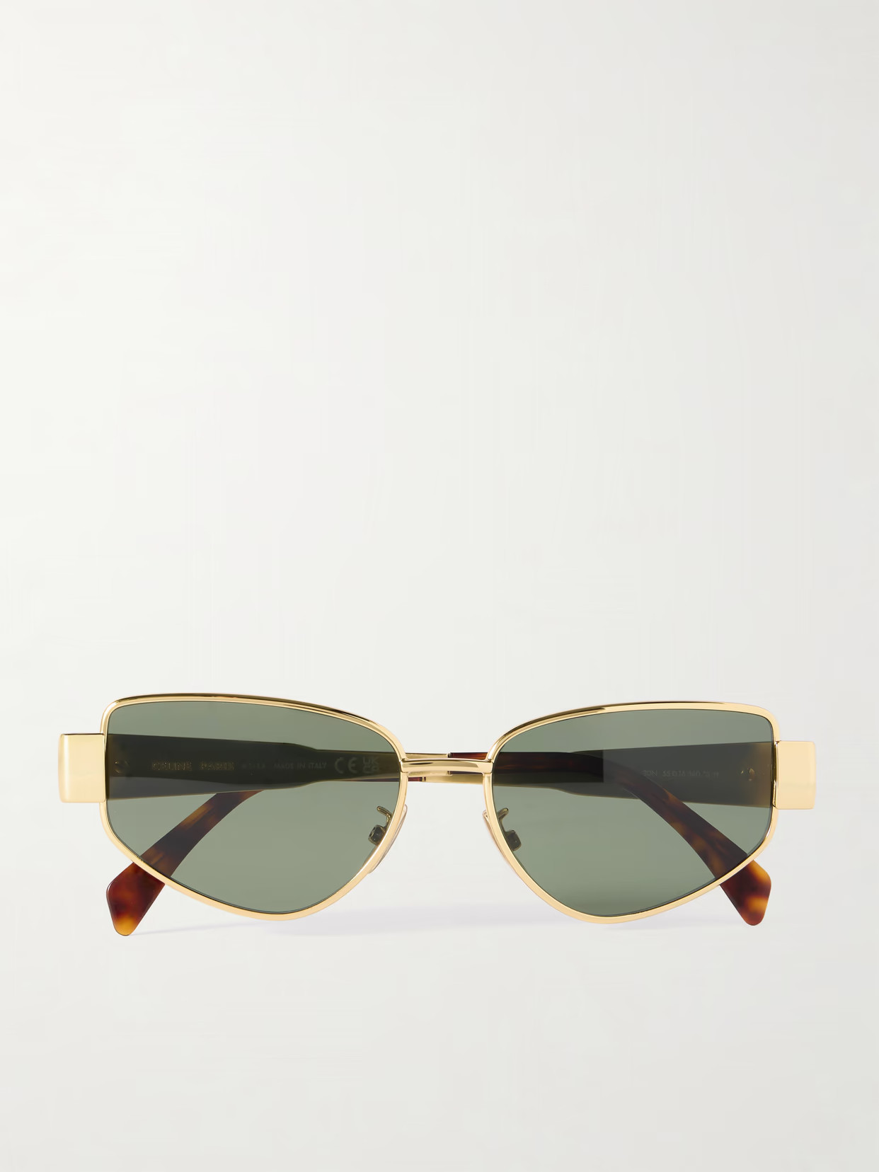 CELINE Eyewear - Cat-eye Gold-tone Sunglasses - One size | NET-A-PORTER (US)