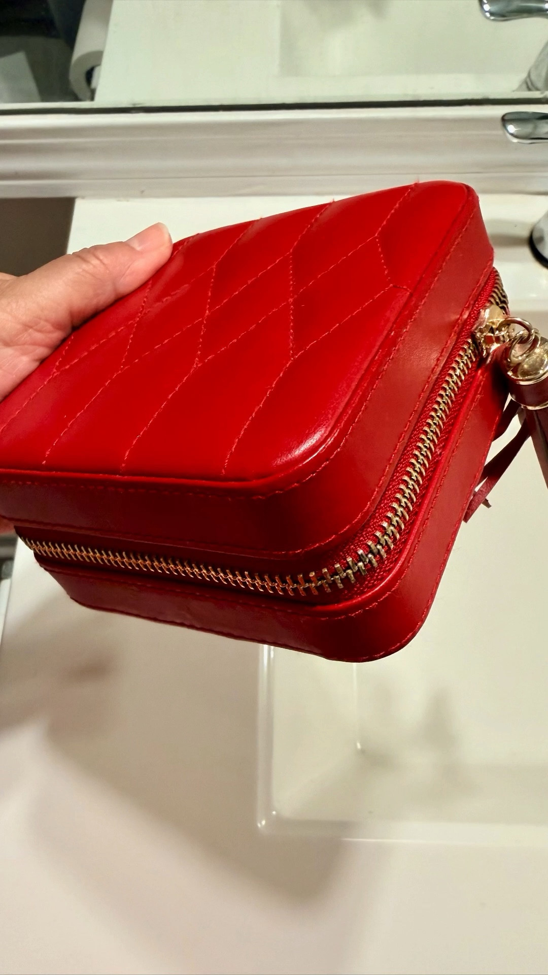 Investing in quality products is always a good idea! This leather travel case is a perfect example. 
I got this for my daughter a decade ago, and it still looks wonderful and it has stood the test of time.   
This will fit perfectly inside your luggage and you can take all of your favorite jewelry with you when you travel. 


#LTKfamily #LTKtravel