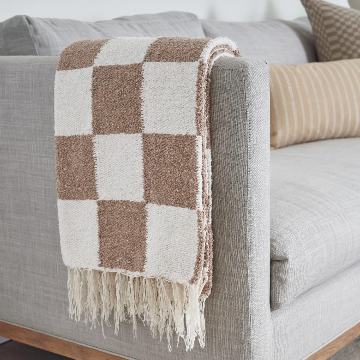 Checkered Throw Blanket | Kate Marker Home