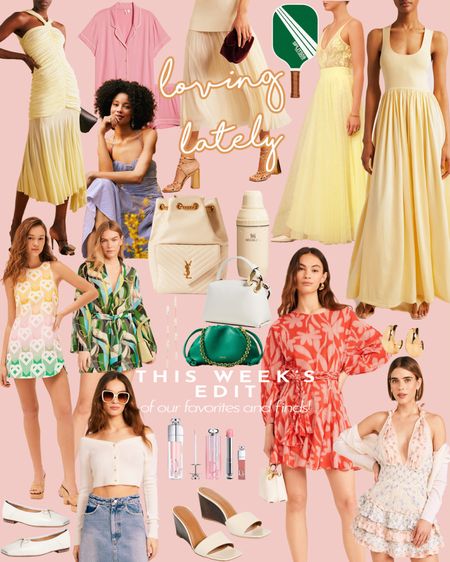 loving lately, spring season March Edit ☀️💛💐 see more details on dusangexchange.com

#LTKwedding #LTKSeasonal #LTKshoecrush