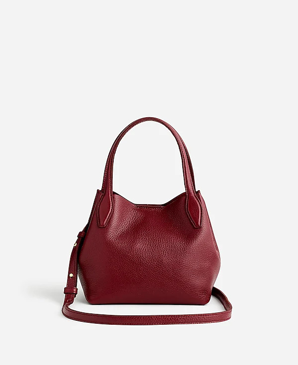The Mini Shopper Tote in Soft Grain Pebbled Leather | Madewell | Madewell