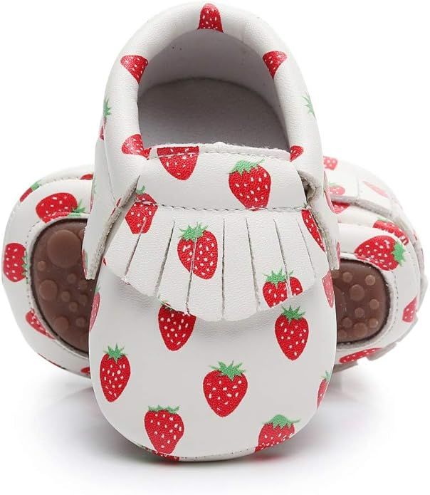 Bebila Cute Cartoon Baby Moccasins - Vegan Baby Girls Boys Shoes with Non-Skid Rubber Sole for Fi... | Amazon (US)