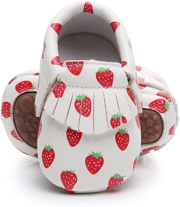 Bebila Cute Cartoon Baby Moccasins - Vegan Baby Girls Boys Shoes with Non-Skid Rubber Sole for Fi... | Amazon (US)