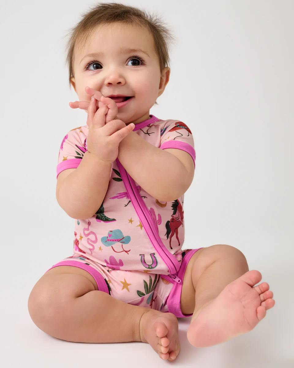 Pink Rancher Roundup Shorty Zippy | Little Sleepies