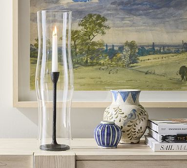 Phoebe Hurricane Candle Holder Sleeve | Pottery Barn (US)
