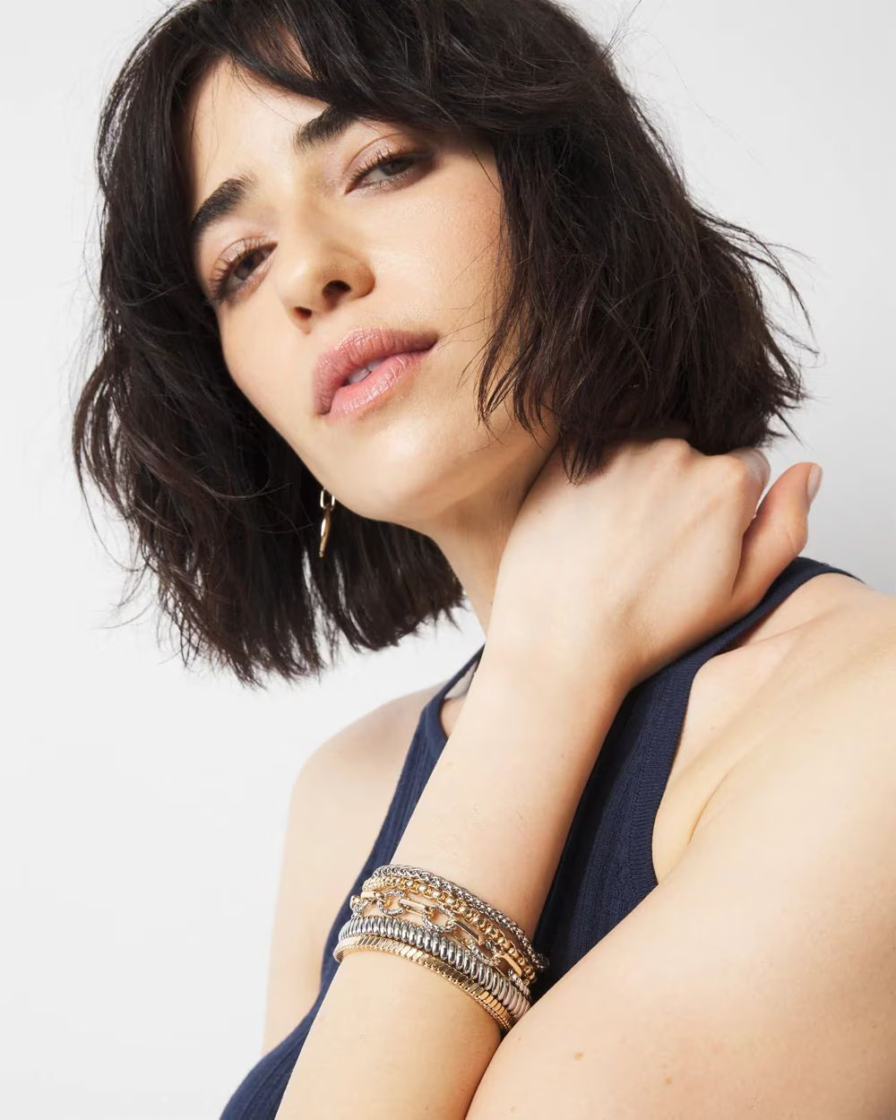 Mixed Metal Chain Bracelet | White House Black Market