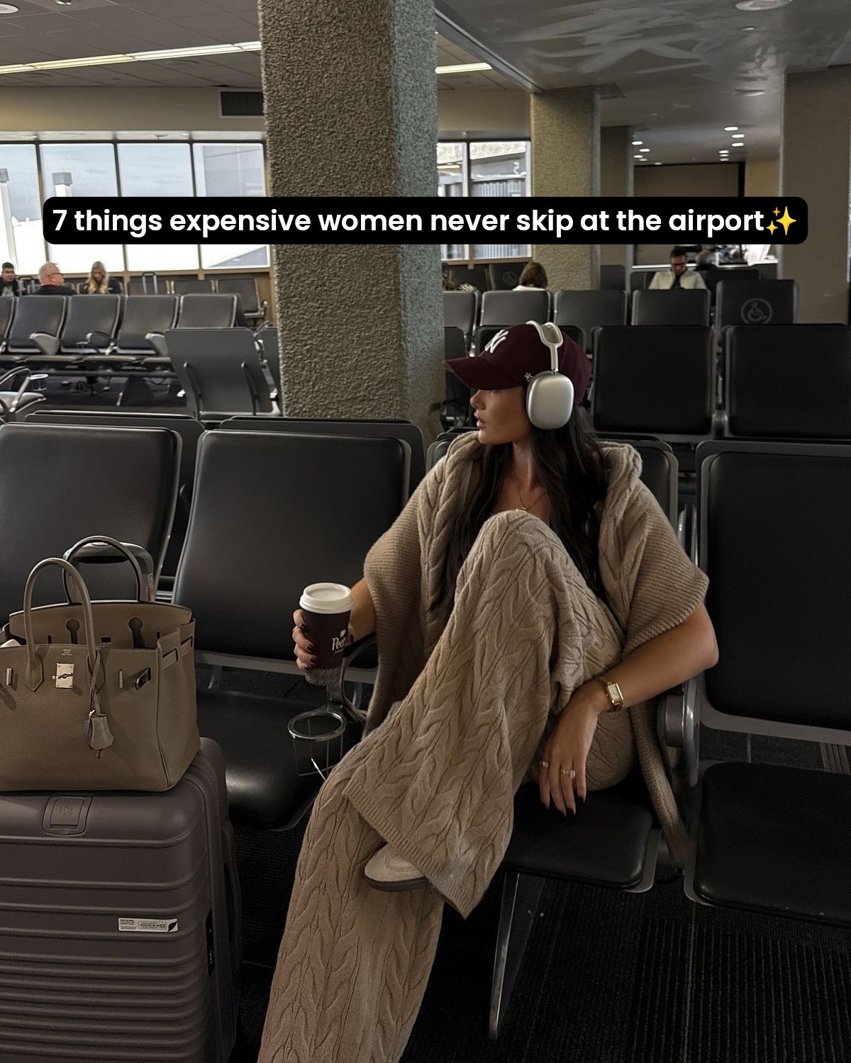 7 things expensive women never skip at the airport ✨

luxury travel doesn’t start when you land.
it starts in the way you prepare.

the women who always seem calm, polished & effortless usually aren’t carrying more… they’re carrying better.

an elevated carry on makes travel smoother because everything has a place.

a structured leather tote keeps your essentials within reach while making every outfit feel instantly more put together.

a jewelry case protects the little pieces that make you feel like yourself.

a skincare pouch keeps your routine consistent so you arrive feeling refreshed instead of depleted.

a perfume atomizer gives you that fresh reset moment before landing.

a soft cashmere wrap turns waiting, delays & cold flights into something comfortable instead of exhausting.

and a beautiful passport holder is one of those tiny luxuries that changes the way travel feels. it protects something important, keeps everything together & reminds you that beautiful experiences deserve care too.

these little upgrades don’t change your destination… they change the way you experience getting there ✨

when you expect your life to feel softer, calmer & more intentional… you start creating more moments that match that energy.

tiny travel upgrades create big manifestations 🤍

#LTKdayinmylife #LTKgrwm #LTKSaleAlert