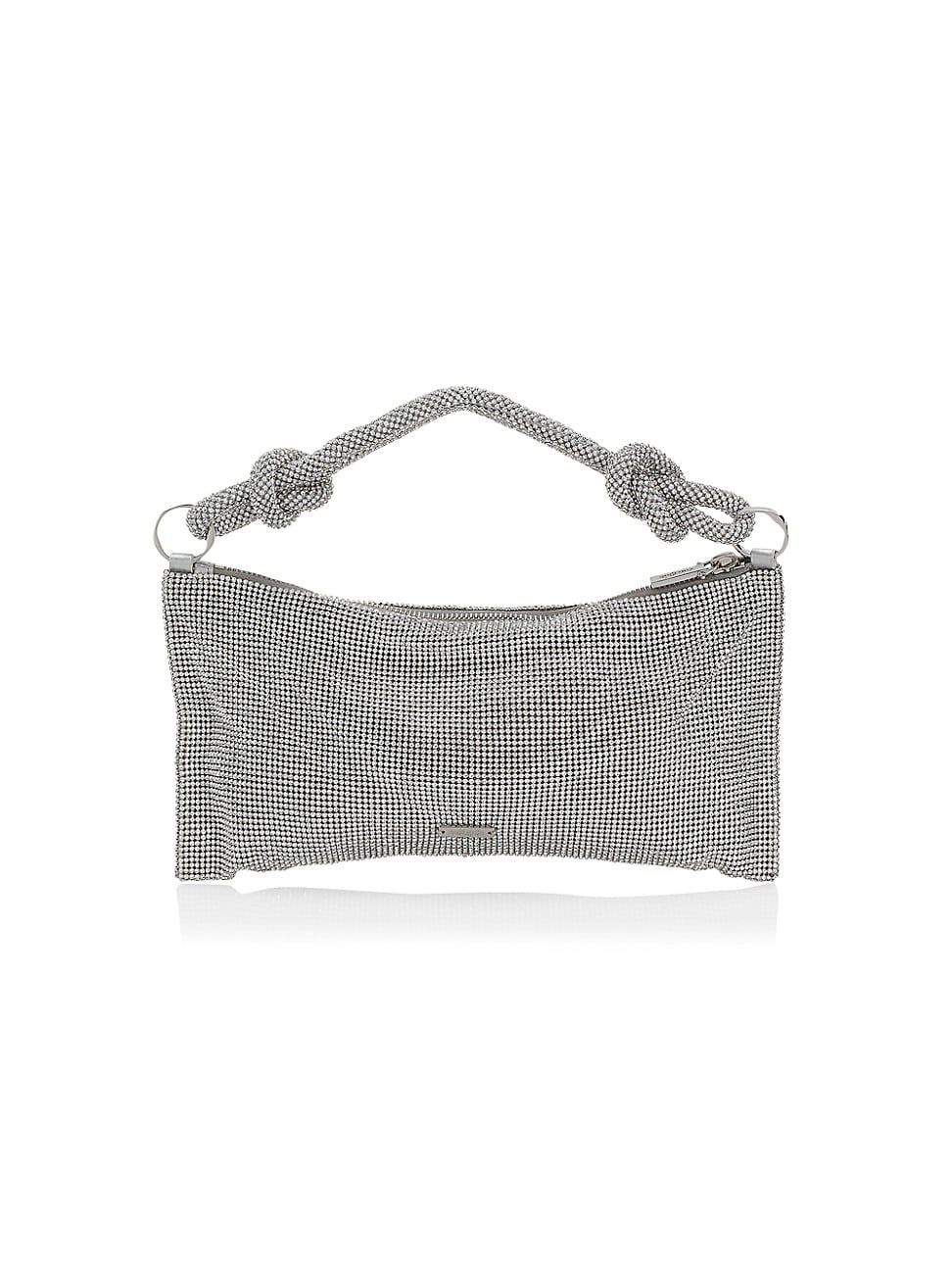 Women's Nano Hera Rhinestone Mesh Shoulder Bag - Clear | Saks Fifth Avenue