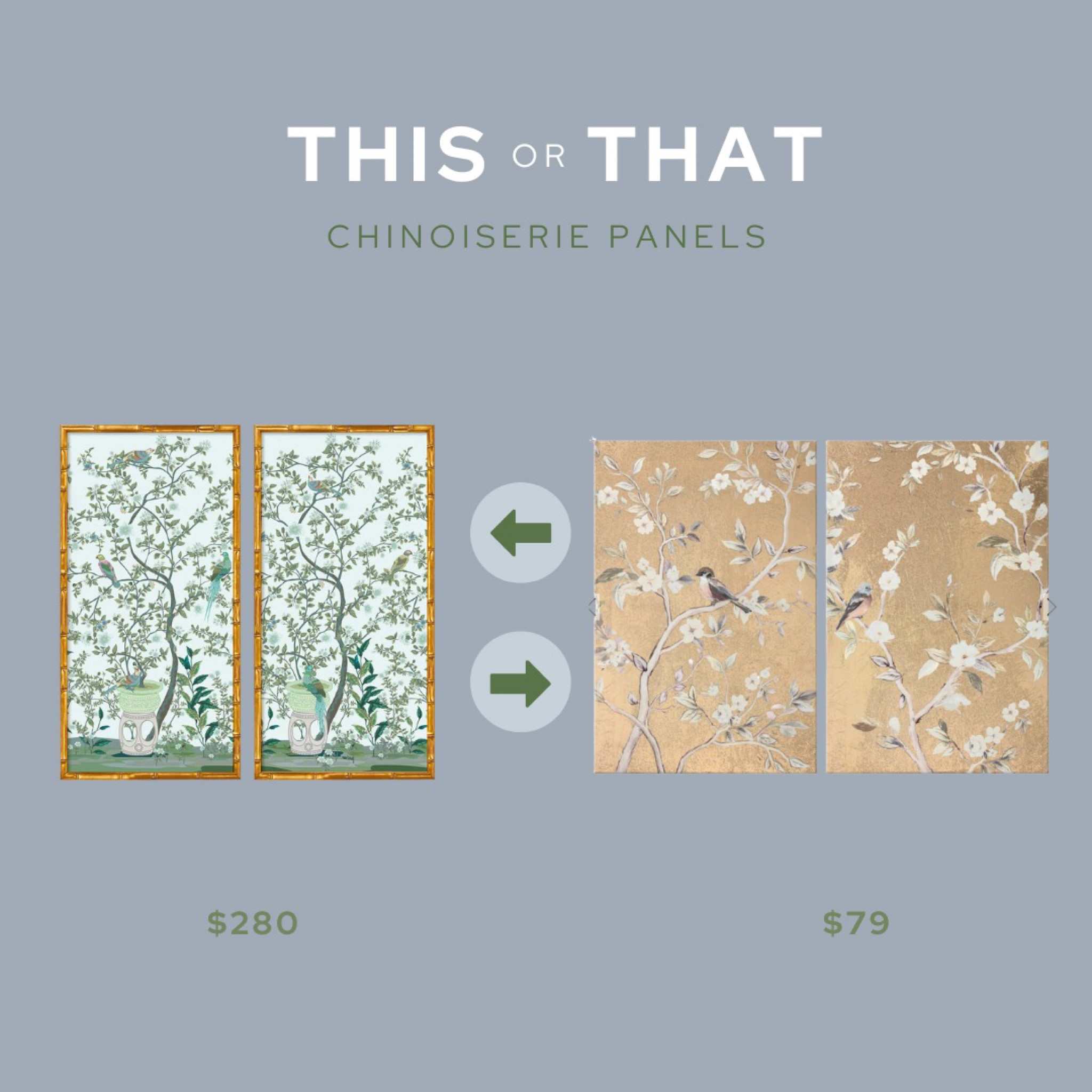 Experience the timeless elegance of chinoiserie painted panels, adding a touch of Oriental charm and sophistication to any space, captivating with their intricate motifs and rich artistic heritage.

Chinese hand painted inexpensive gold leaf birds butterflies pair grandmillenial traditional decor matching grand chic

#LTKunder100 #LTKhome #LTKunder50