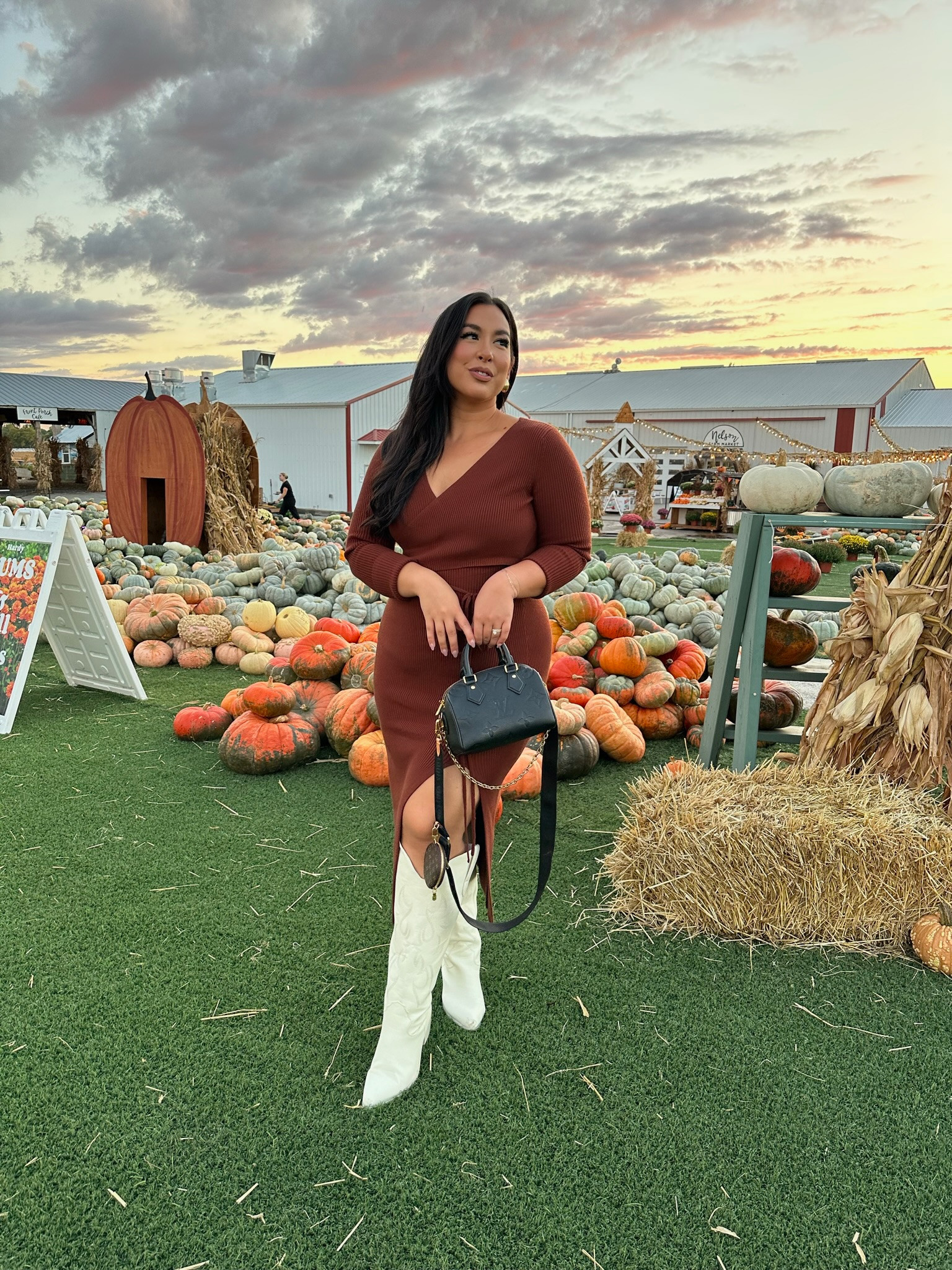 Midsize fall sweater dress 

 #LTKSeasonal