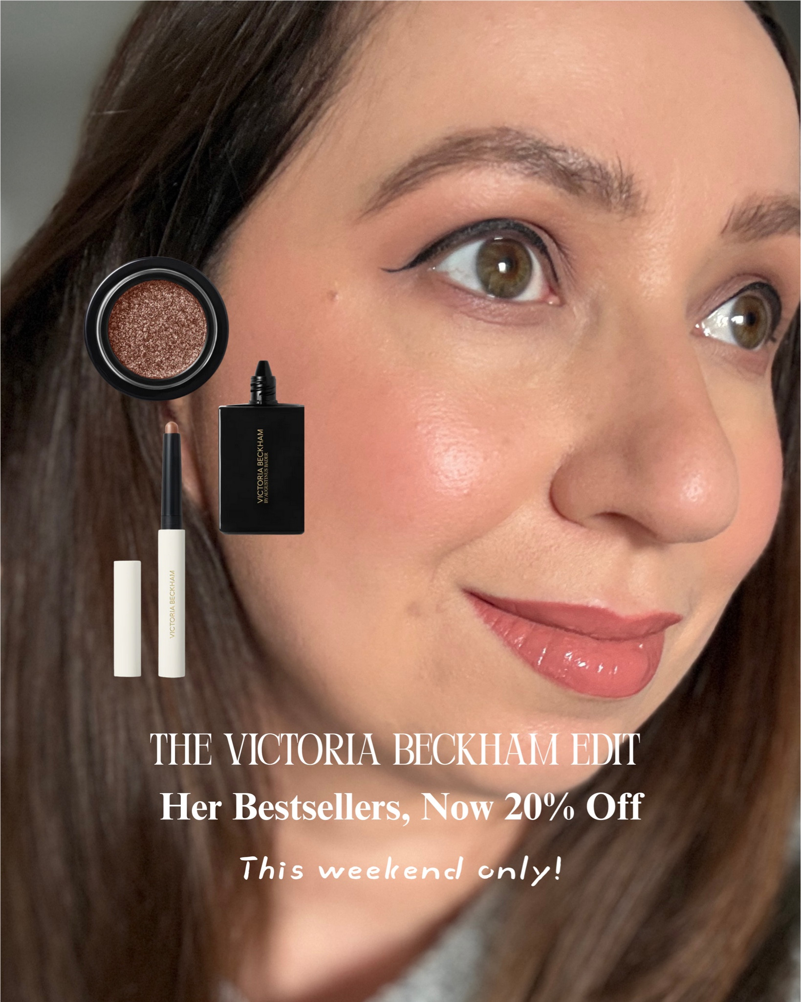 20% off EVERYTHING on Victoria Beckham Beauty this weekend only. You need to subscribe to the newsletter and its discount done at checkout. Free delivery for over €70 orders. 

#LTKsale #LTKireland #LTKbeauty