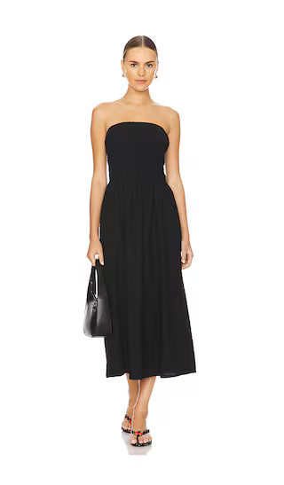NIA River Dress in Black. - size S | Revolve Clothing (Global)
