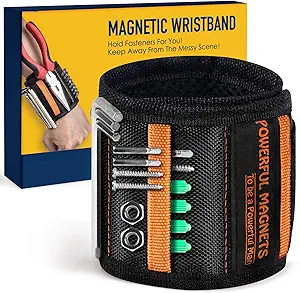 Gifts for Men on Fathers Day Dad Gifts from Wife Daughter Kid, Magnetic Wristband for Holding Scr... | Amazon (US)