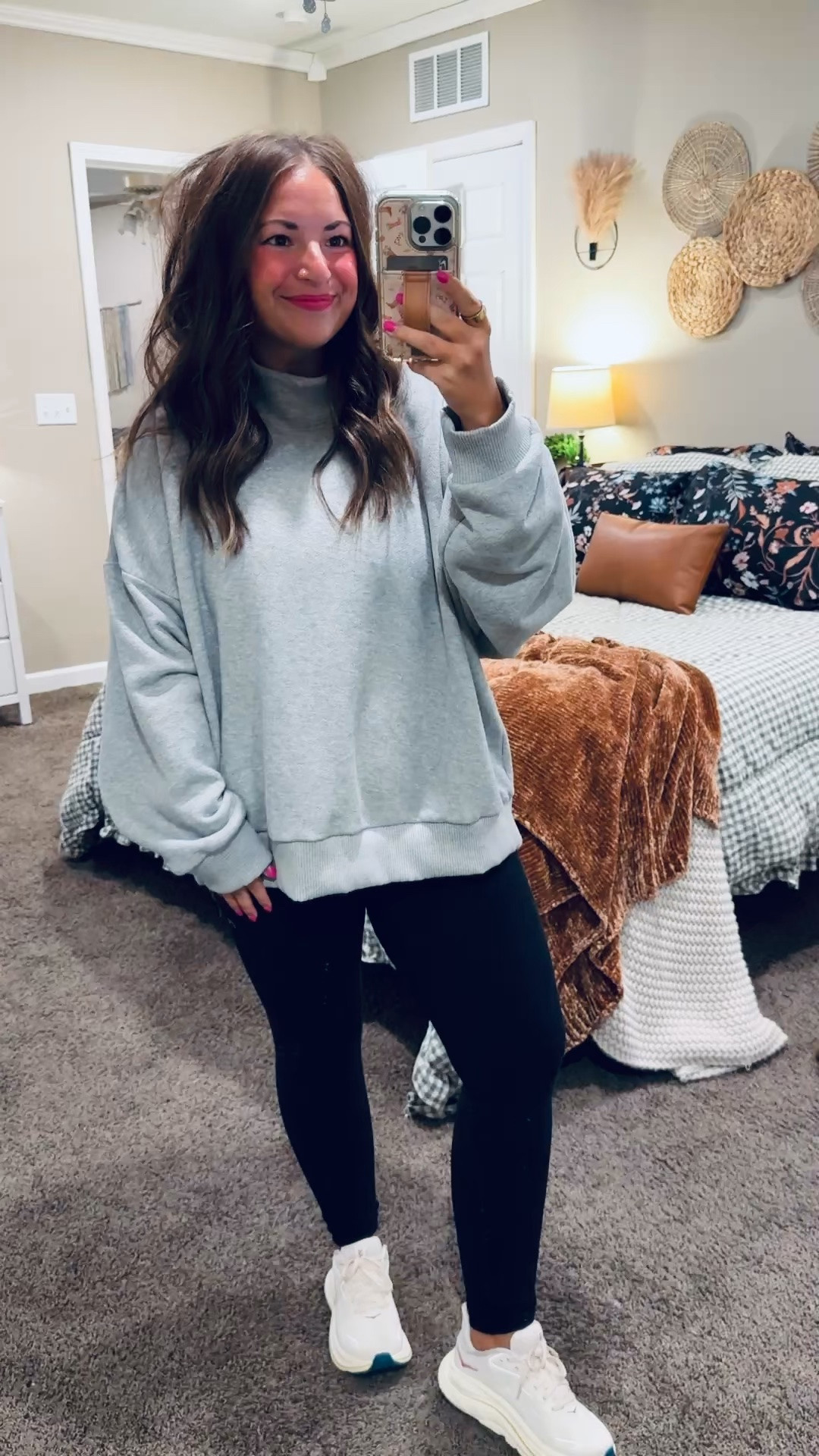 This oversized sweatshirt and leggings combo is cozy perfection! 🩶 The mock neck adds the cutest detail while still keeping it comfy for casual days and errands! 👟✨


hokas: fit oversized // wearing a 4
leggings: fit true to size // wearing a medium
mockneck: fits oversized // wearing a large 

 #LTKootd #LTKMidsize