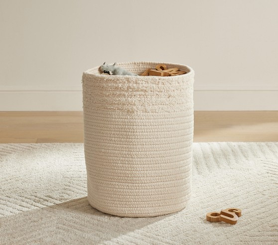 Dipped Shag Basket | Pottery Barn Kids