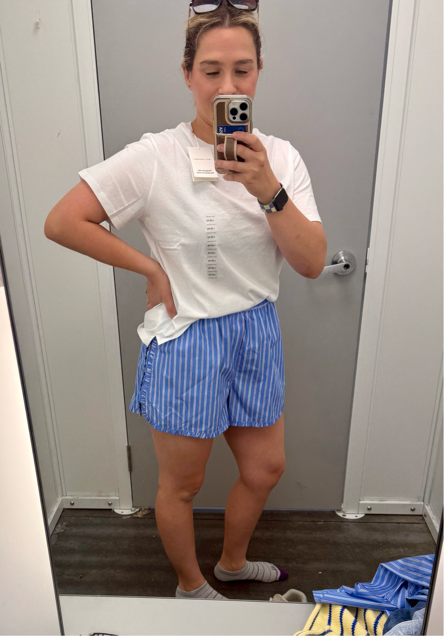 These shorts would be so cute for the 4th of July 🎇

#walmartootd #walmartfashion 

#LTKootd #LTKmomlife