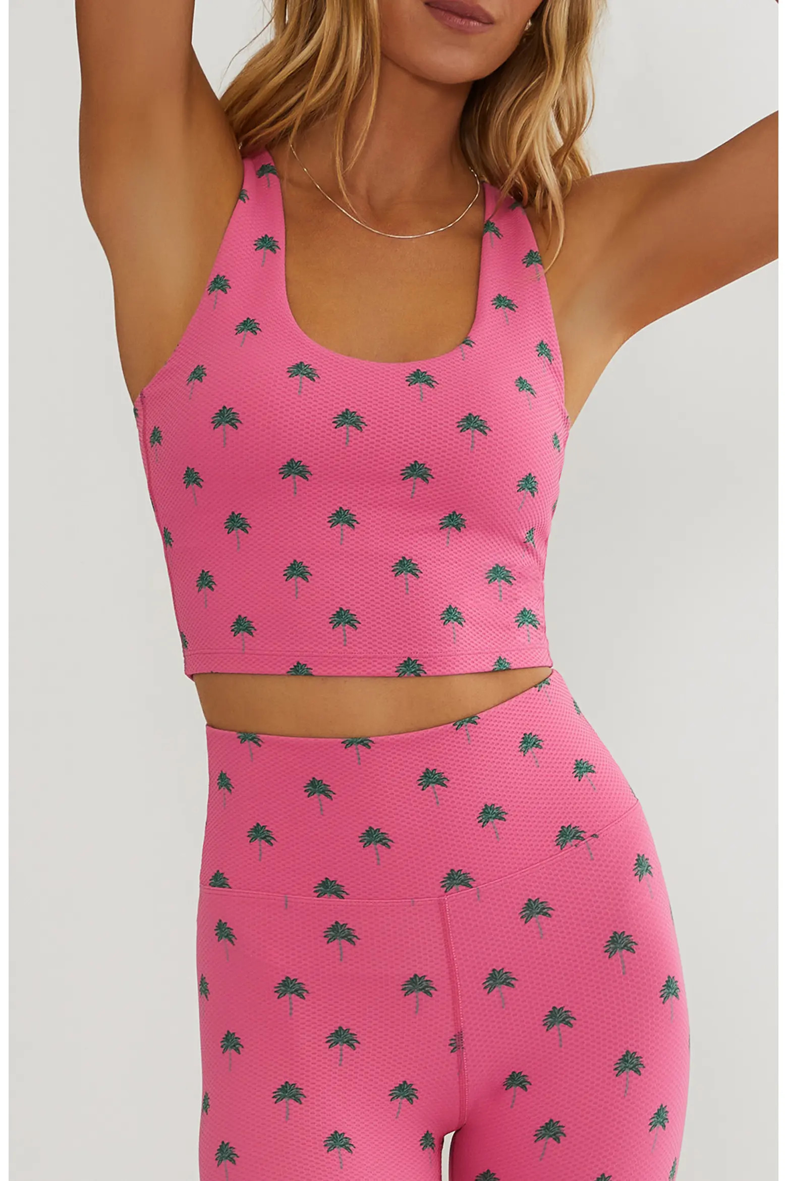 Yara Palm Fronds Performance Crop Tank (Women) | Nordstrom | Nordstrom