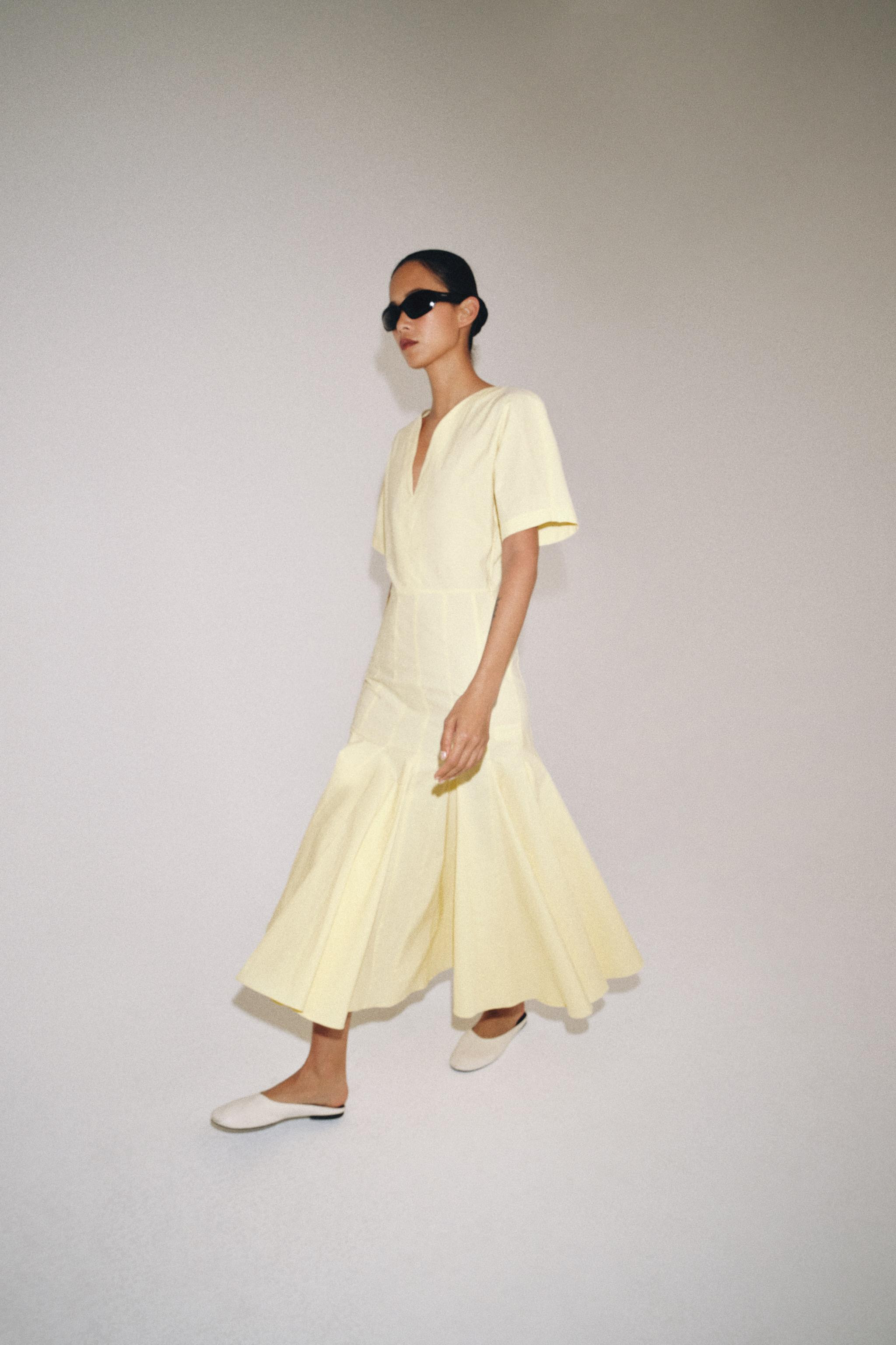 ZW COLLECTION POPLIN DRESS | Zara US