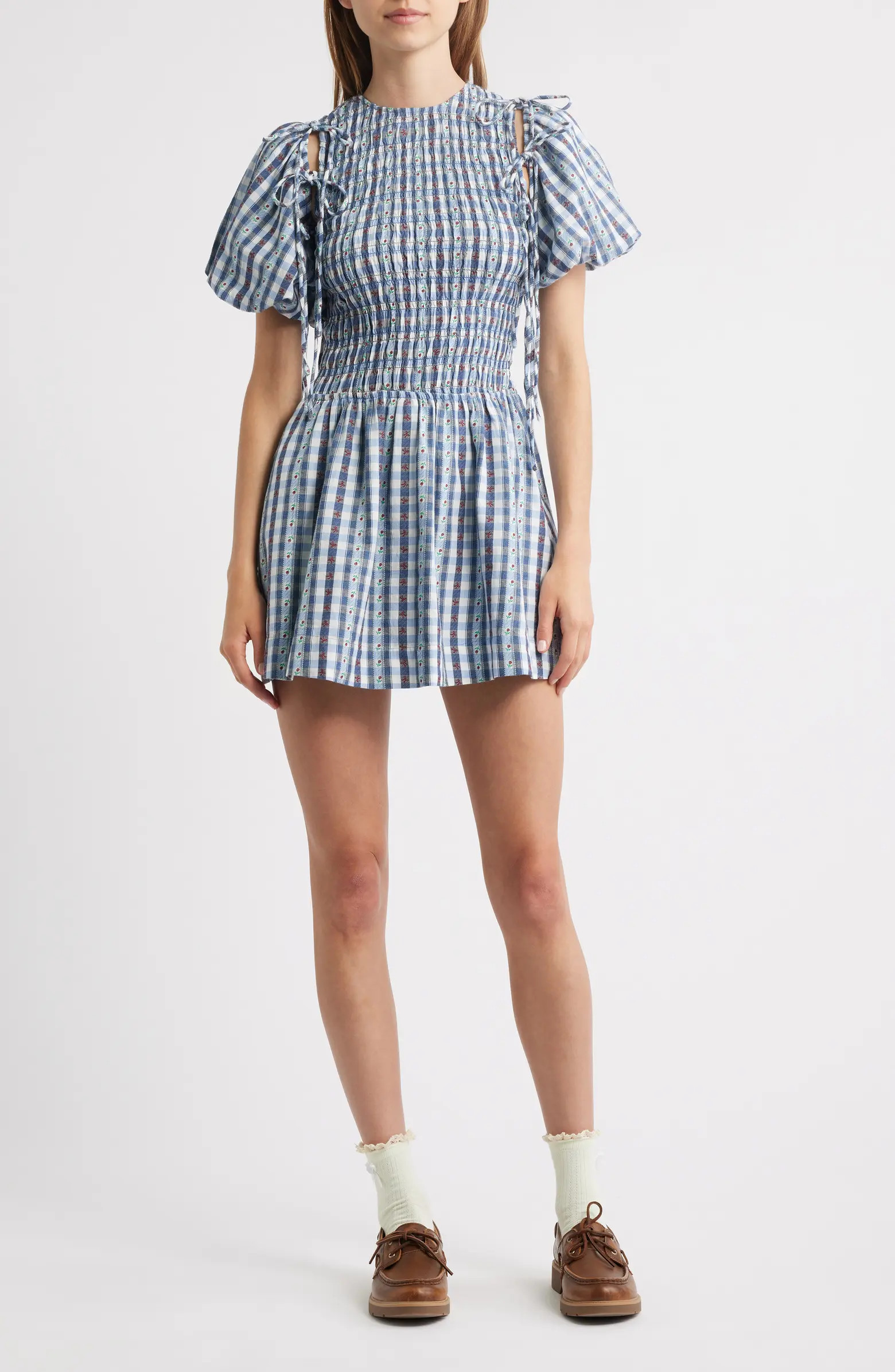 Damson Madder Becca Organic Cotton Bubble Minidress | Nordstromrack | Nordstrom Rack