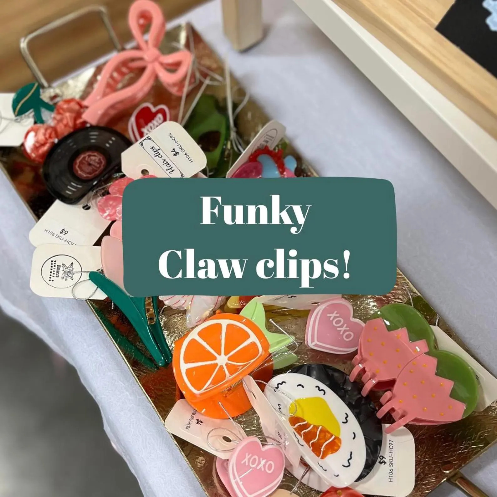 Funky Hair Claw Clips! - Etsy | Etsy (US)