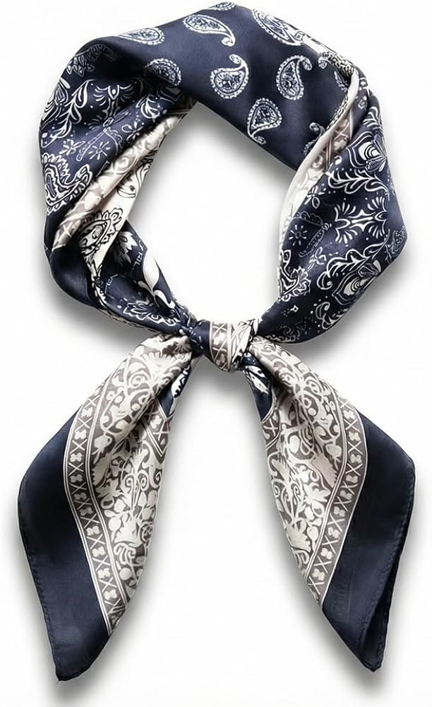 corciova Women\u2019s Square Scarf 27.5 in (70 x 70 cm), Satin-Feel Polyester, Lightweight Fashio... | Amazon (US)