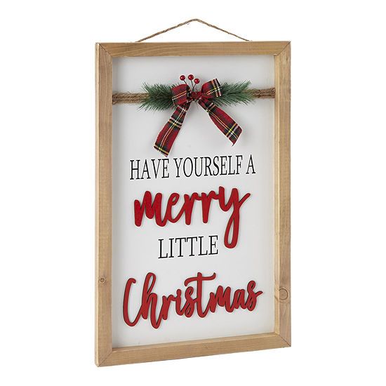 North Pole Trading Co. Yuletide Wonder Have Yourself A Merry Little Christmas Wall Decor | JCPenney