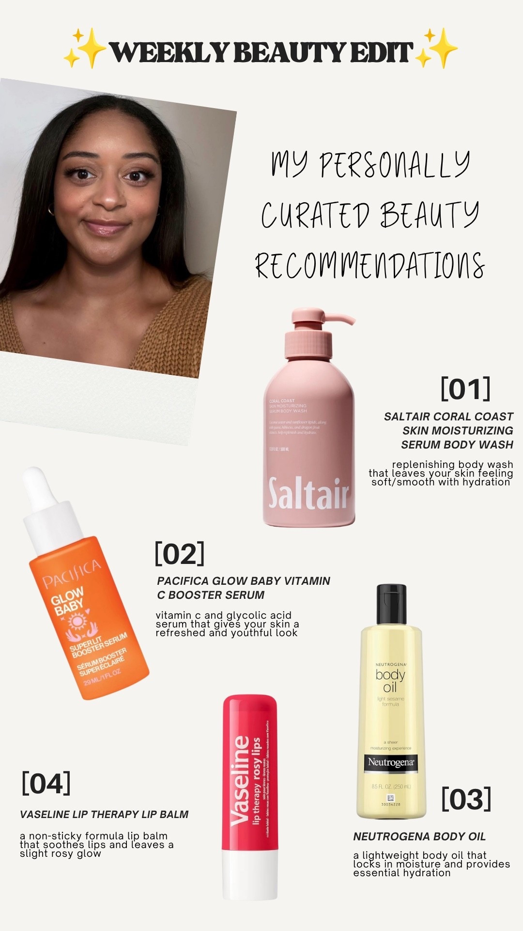 Weekly Beauty Edit #7 - Newsletter Picks #lachiccouture

#LTKgrwm #LTKBeauty #LTKselfcare
