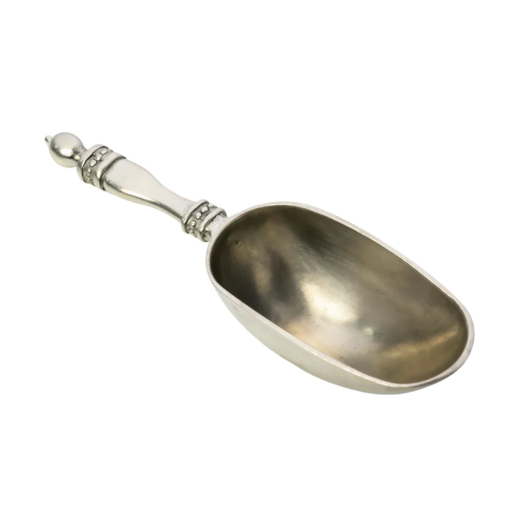 Vintage Pewter Scoop | Handcrafted in Italy | Arte Italica | Arte Italica & Crown Linen Designs