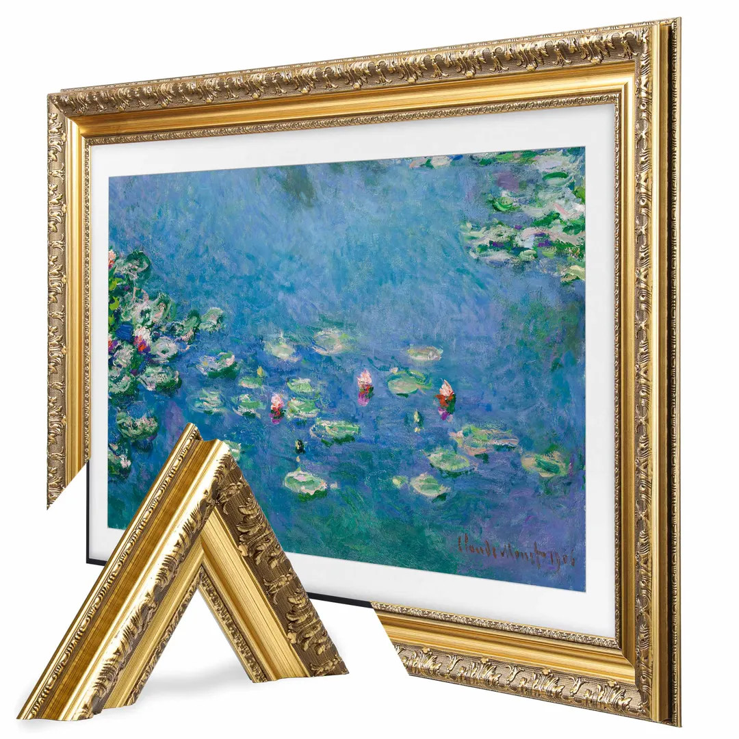 Rustic Gold Bezel TV Frame, Customizable TV Frame, Compatible With All TV Brand, Decorative Frame... | Etsy (US)