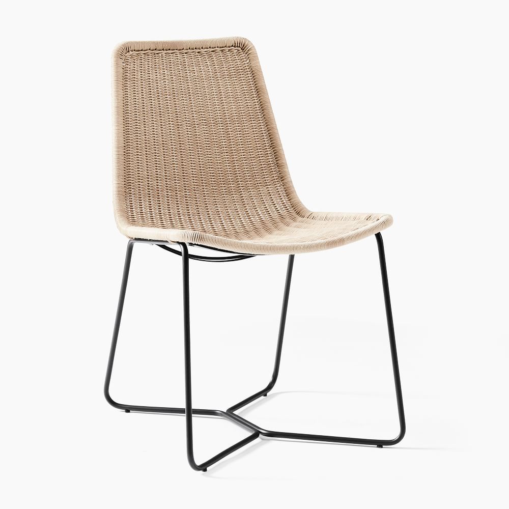 Outdoor Slope Collection Natural Dining Chair | West Elm (US)
