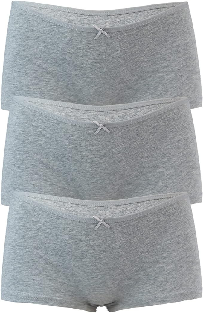 Allxwek Women Comfort Boxer Short Cotton Underwear Soft Boy Short Pack of 3/6 3901 | Amazon (US)
